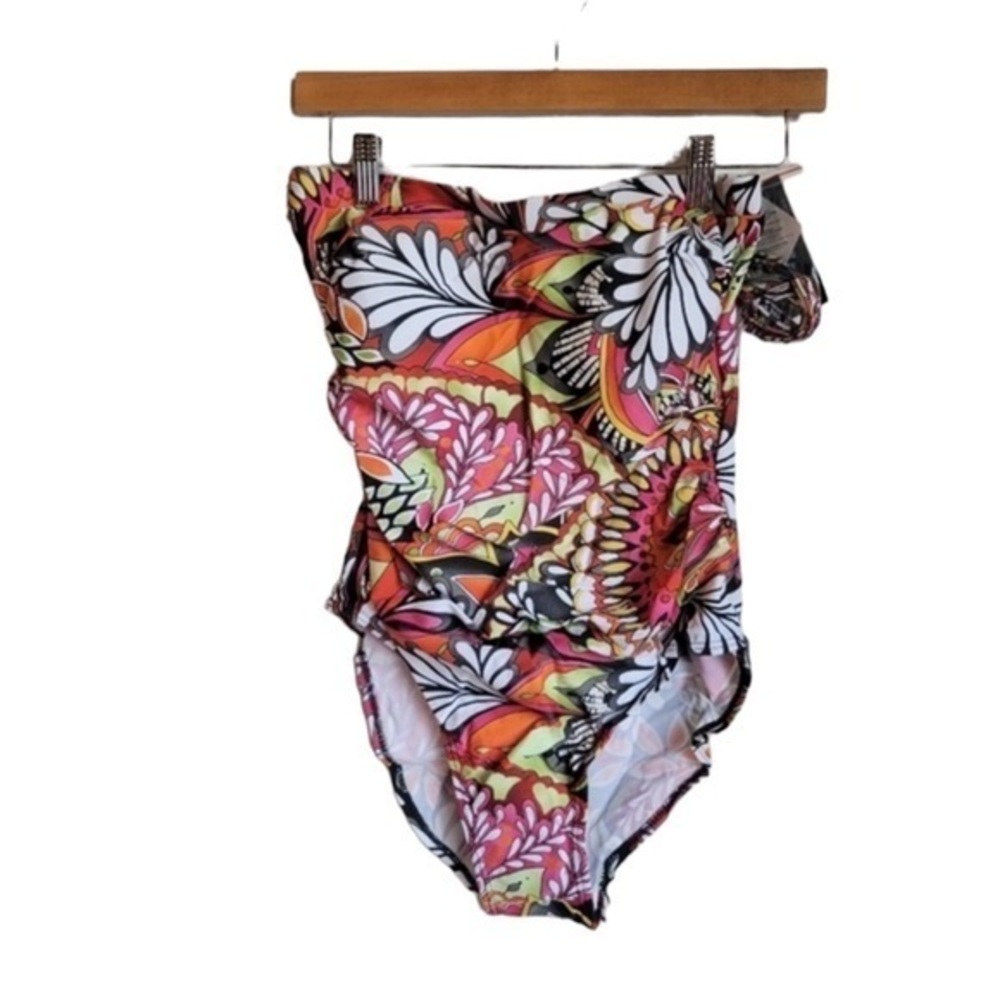 🆕 Bikini Bay One Piece Bandeau Swimsuit